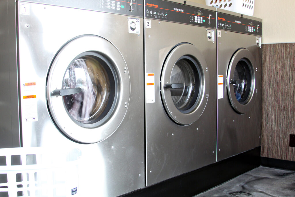 Creekside laundromat washers